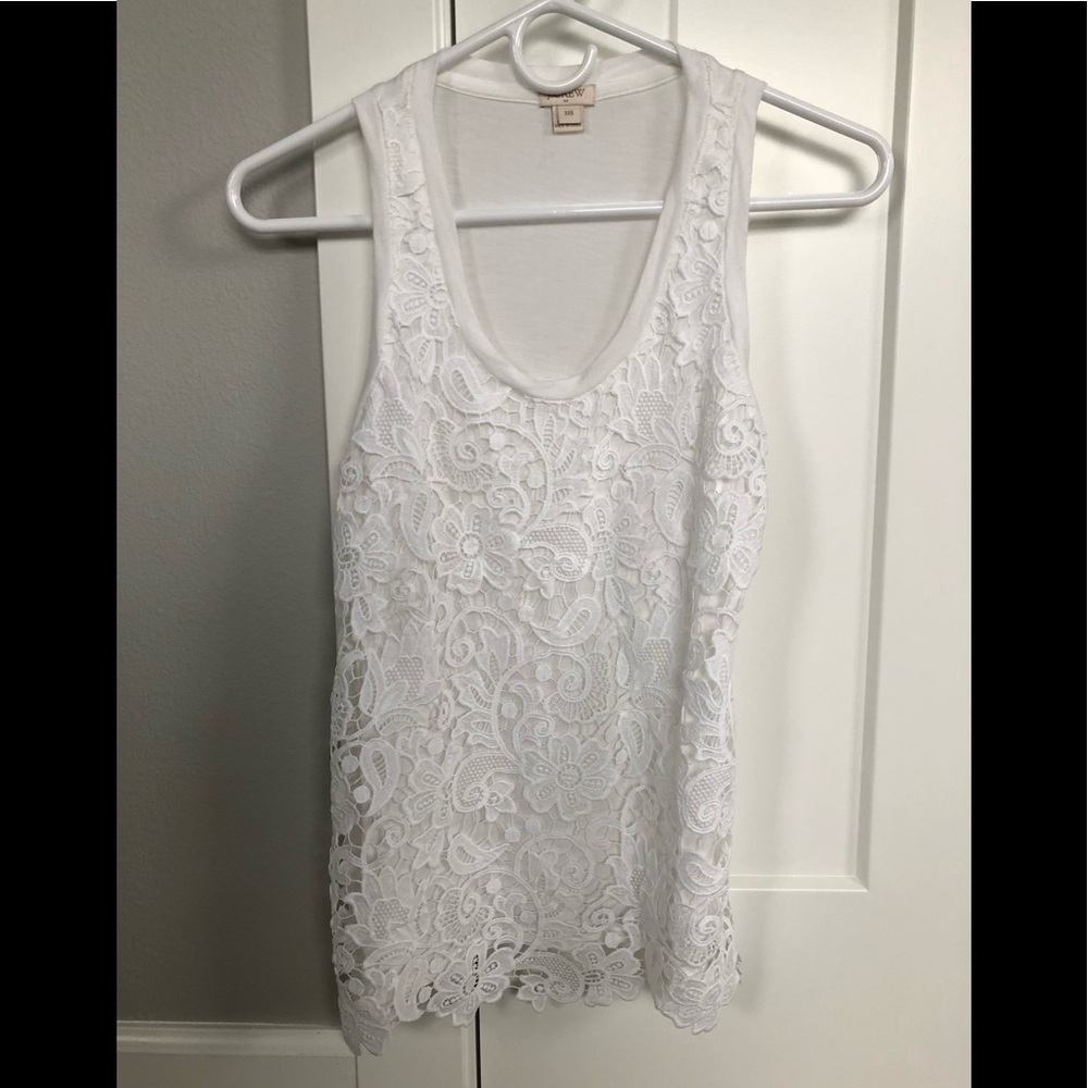 J.Crew embroidered lace